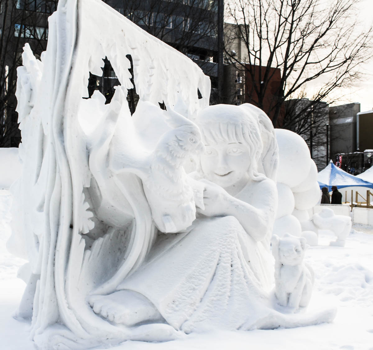 Snow Sculpture at the Sapporo Snow Festival 2019